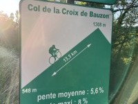 Col de la Croix de Bauzon vanuit Jaujac