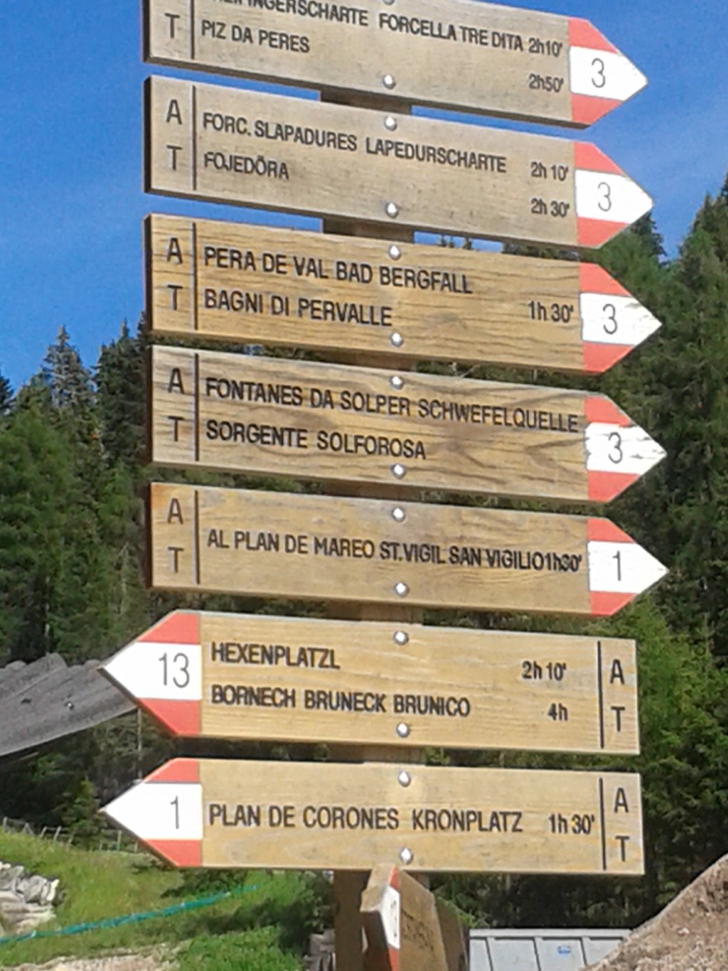 Plan de Corones / Kronplatz von Furkelpass / Passo Furcia