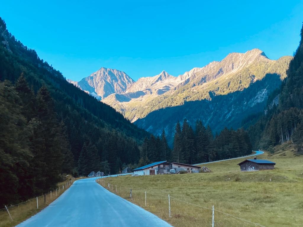 Schlegeisspeicher vanuit Mayrhofen