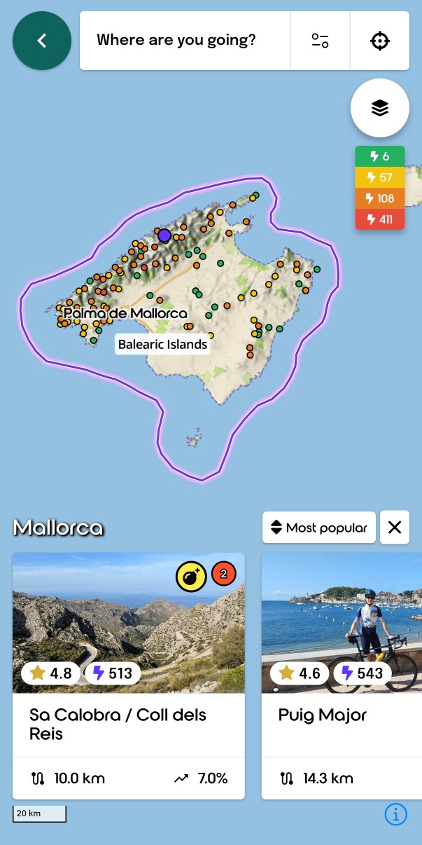 Regiones y macizos montañosos