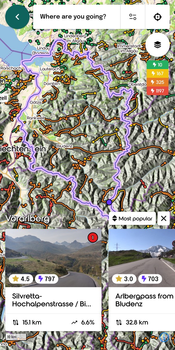 Regiones y macizos montañosos